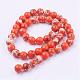 Synthetic Imperial Jasper Beads Strands G-E374-8mm-03A-3