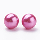 Eco-Friendly Plastic Imitation Pearl Beads MACR-S277-8mm-C06-2