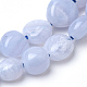 Chapelets de perles en agate avec dentelle bleue naturelle X-G-Q952-22-6x8-2