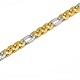 Mode 304 Edelstahl Figaro-Kette Halsketten für Männer STAS-A028-N020-3