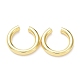 Boucles d'oreilles manchette anneau en laiton placage rack pour femmes EJEW-G352-04G-1