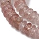 Natürlichen Erdbeere Quarzperlen Stränge G-Z030-A17-01-4