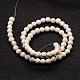 Natural Magnesite Beads Strands TURQ-L017-3mm-02A-3