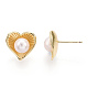 Natural Pearl Stud Earrings PEAR-N020-07F-2