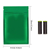 アルミホイルのジッパーロック袋  プラスチック収納袋  再封可能なバッグ  長方形  ミックスカラー  13x8.5cm  9色  14個/カラー  126個/セット OPP-BC0001-07A-3