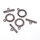 Tibetan Style Alloy Toggle Clasps X-LF1061Y-NF-2