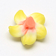 Handmade Polymer Clay Plumeria Flower Beads CLAY-Q221-21D-2