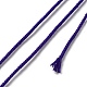 ポリエステルツイストコード  ラウンド  DIYのジュエリーには  藤紫色  1.2mm  約38.28ヤード（35m）/ロール OCOR-G015-01B-07-1