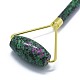 Natural Ruby in Zoisite Brass Face Massager MRMJ-G010-08-2