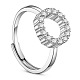 Shegrace 925 anillos de plata esterlina JR670A-1