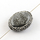 Perle di porcellana ovali X-G-F293-44-2