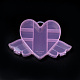 Flying Heart Plastic Bead Storage Containers X-CON-Q023-11A-1