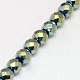 Electroplate Non-magnetic Synthetic Hematite Beads Strands G-J169B-2mm-06-3