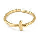 Brass Cuff Rings RJEW-L100-005G-1