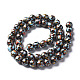 Spray Painted Non-magnetic Synthetic Hematite Beads Strands G-N337-06C-2