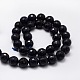 Synthetic Blue Goldstone Beads Strands G-UK0001-08F-10mm-2