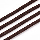 コットン糸  マクラメコード  装飾的な糸のスレッド  DIYの工芸品について  ギフトラッピングとジュエリー作り  ココナッツブラウン  3mm  約109.36ヤード（100m）/ロール。 OCOR-T001-02-06-4