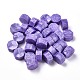 シーリングワックス粒子  レトロシーリング印鑑用  八角形  青紫色  9mm  約1500個/500g DIY-E033-A32-1