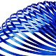 Benecreat32フィート2ロール3mm幅フラットジュエリークラフトワイヤーベゼル用18ゲージアルミワイヤー  彫刻  アーマチュア  ジュエリー作り-青 AW-BC0003-05A-01-2