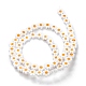 Chapelets de perle de millefiori en verre manuelles LAMP-J035-8mm-23-5