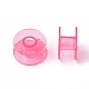 プラスチックミシン糸ボビンホルダー  裁縫道具用  ピンク  20x11mm  穴：6mm  10個/袋 TOOL-WH0021-14E-2