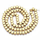 Electroplate Non-magnetic Synthetic Hematite Beads Strands G-T114-92G-2