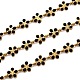 Звено цепи с эмалью из золотой латуни CHC-H103-08J-G-1