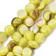 Eau douce naturelle de coquillage perles brins SHEL-S276-110A-M-3
