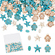 Arricraft ca. 218 Stück türkisfarbene Perlen mit Ozean-Meer-Thema G-AR0005-46-1