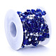 Mariposa de vidrio y cadenas de cuentas de perlas de plástico abs CHS-N003-02-03-2