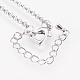 304 Stainless Steel Pendant Necklaces & Dangle Earrings Jewelry Sets SJEW-JS00941-4