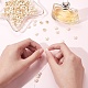 GORGECRAFT 200Pcs Sewing Pearl Beads Two Holes Sew on Pearls and Rhinestones with Gold Claw Flatback Half Round Pearl Garment Accessories for Craft Clothes (7.5MM) SACR-GF0001-03A-5