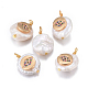 Natural Cultured Freshwater Pearl Pendants PEAR-E013-36A-2