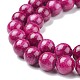 Chapelets de perles rondes en jade de Mashan naturelle G-D263-10mm-XS11-3