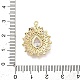 Pendentifs en laiton&nbsp;KK-V006-01G-08-4