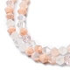 Chapelets de perles en verre électroplaqué EGLA-D018-02A-3