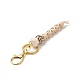 Porte-clés pendentif en perles d'amour en bois KEYC-JKC00461-2