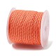 Cordón trenzado de poliéster de 20m para hacer joyas. OCOR-G015-04A-13-3