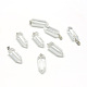 Synthetic Quartz Crystal Gemstone Pointed Pendants X-G-T033-24-1