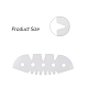 Fingerinspire 24 Uds. Soporte interior de sombrero moldeador de plástico (transparente) AJEW-WH0258-469-2