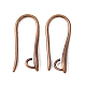 Brass Earring Hooks for Earring Designs KK-M142-02-RS-2