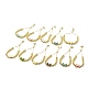 Runde Perlen-Schieberegler-Armbänder aus Messing für Damen BJEW-M232-02G-1