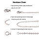 304 Stainless Steel Necklace Making MAK-K004-09P-4