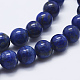 Natural Lapis Lazuli Beads Strands G-P348-01-8mm-3
