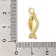 Подвески из латуни с покрытием из прозрачного кубического циркония KK-Z056-33G-04-3