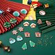 Spritewelry diy kit para hacer aretes colgantes navideños DIY-SW0001-05-5