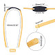 Superfundings elastische Gummischlauchbänder kompatibel mit Kunstleder Katapult FIND-FH0003-43-4