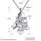 Brass Pendant Necklaces NJEW-BB31487-A-6