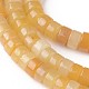Topazio naturale perle di giada fili G-L528-07-2