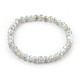 Bracelets extensibles avec perles en verre électrolytique BJEW-JB04021-2